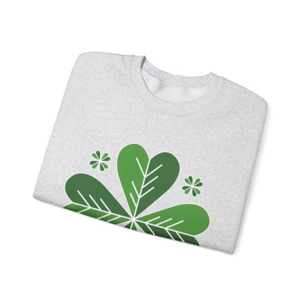 St. Patrick’s Day Shamrock Crewneck Sweatshirt | Cozy & Festive Unisex Pullover - Image 4