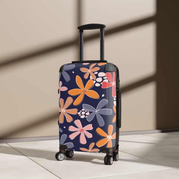 Bloom & Wander: Navy Floral Travel Suitcase - Image 12