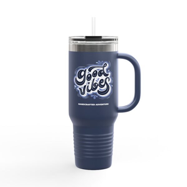 Good Vibes 40oz Insulated Travel Mug