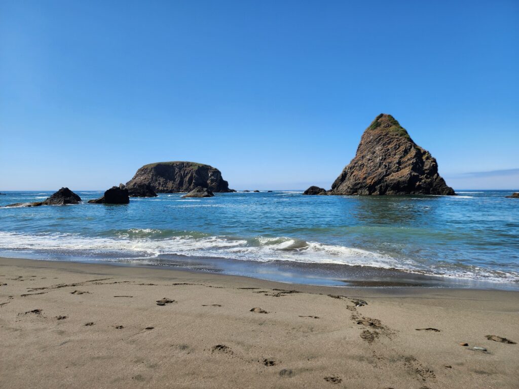 Rock formations Whales Head Beach, Samuel H. Boardman State Park, Oregon Coast