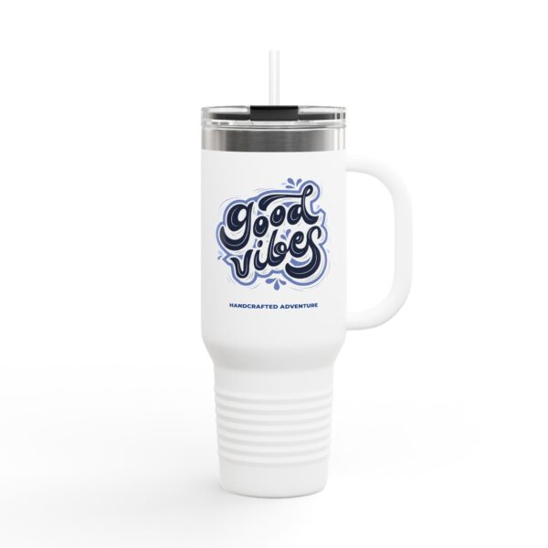 Good Vibes 40oz Insulated Travel Mug - Image 6