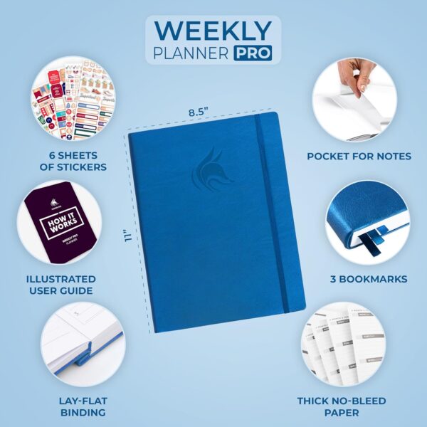 Clever Fox Planner PRO | Weekly & Monthly Undated Life Planner for Productivity & Goal-Setting - Image 5