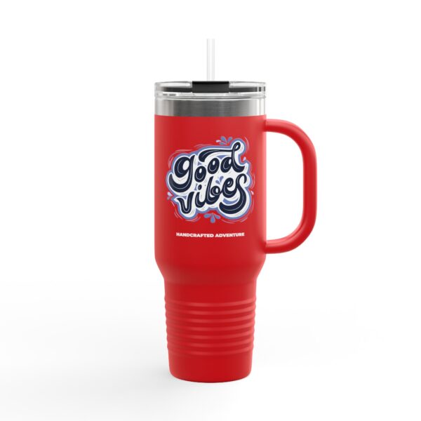 Good Vibes 40oz Insulated Travel Mug - Image 11