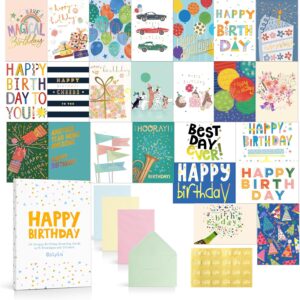 gold foil birthday card set