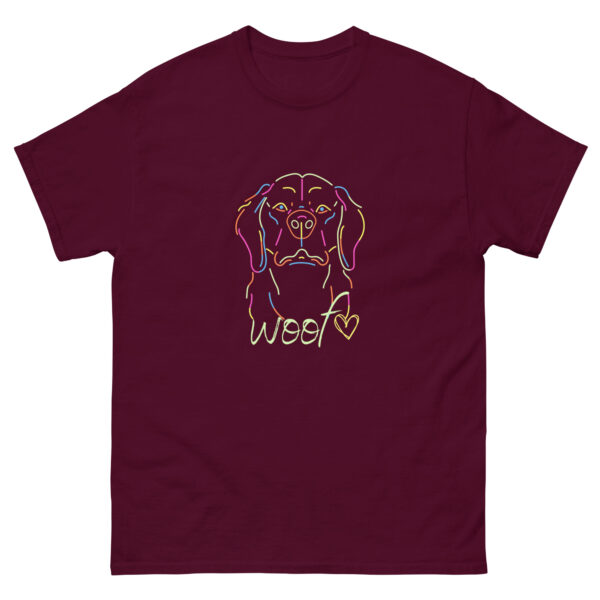 Neon Dog Woof T-Shirt | Bright & Playful Graphic Tee - Image 2