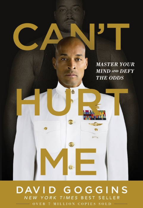 Cover of Can’t Hurt Me by David Goggins – bestselling book on mental toughness, endurance, and personal transformation