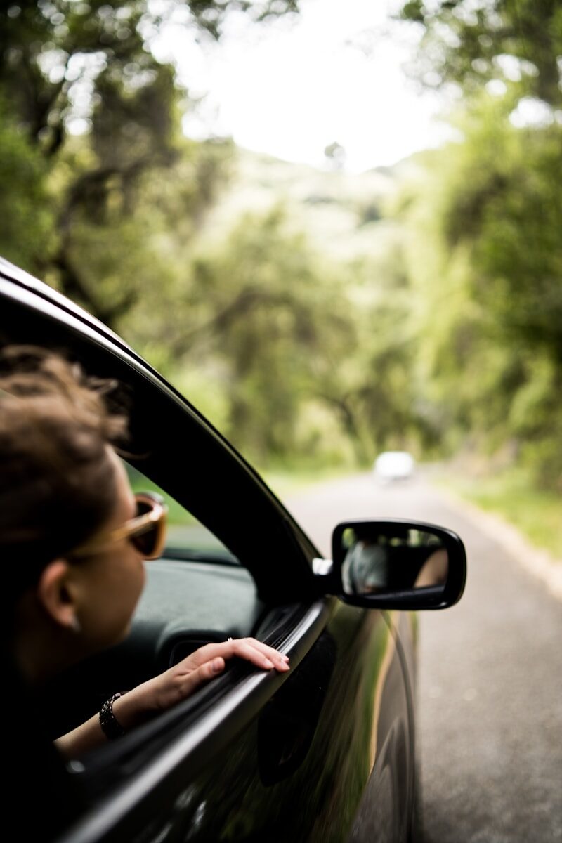 Slow road trip through scenic landscape focused on intentional travel and using time well