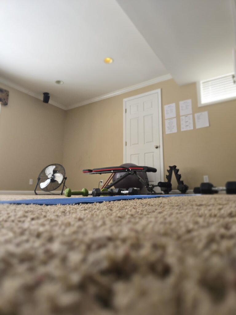 Simple workout set up geared to avoiding overtraining fatigue
