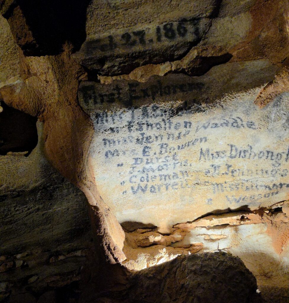 Women explorers of the the Springfield Caverns
